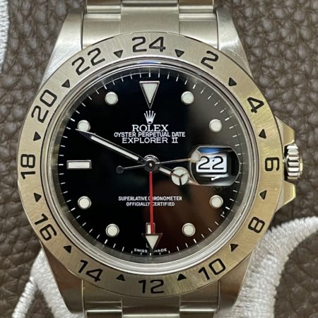 2000 Rolex Explorer II 16570 “Black” Dial