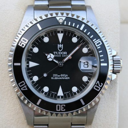 1996 Tudor Submariner 79190 Black Matte Dial, Complete Set & Unpolished