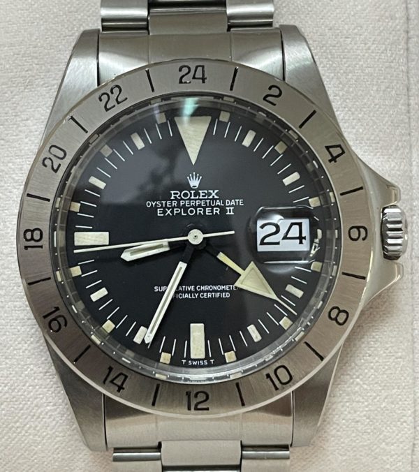 1973 Rolex Explorer II 1655 “Steve McQueen” Frog Foot Dial, Straight & Albino 24-Hour Hands