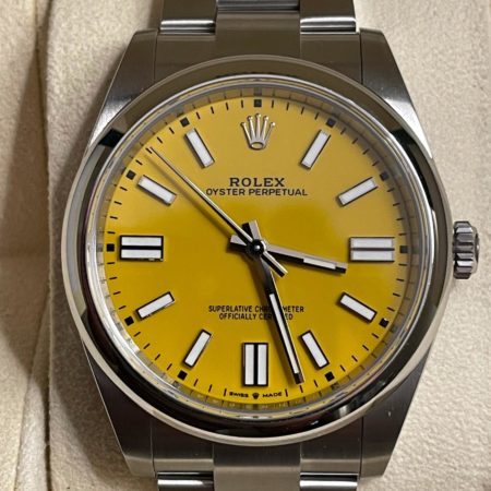 2020 Rolex Oyster Perpetual 41mm 124300 “Stella” Yellow Dial